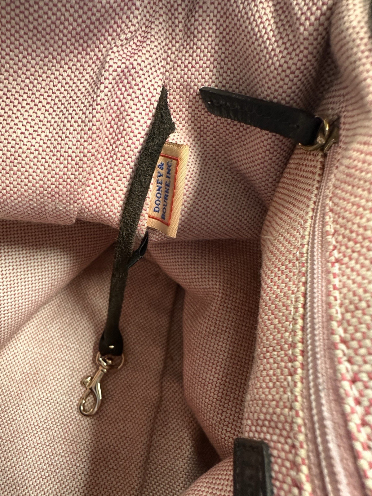 Dooney Bourke Large Dk Brown Pebbled Leather Hobo Bag Late 90s- Mid 2000 VTG