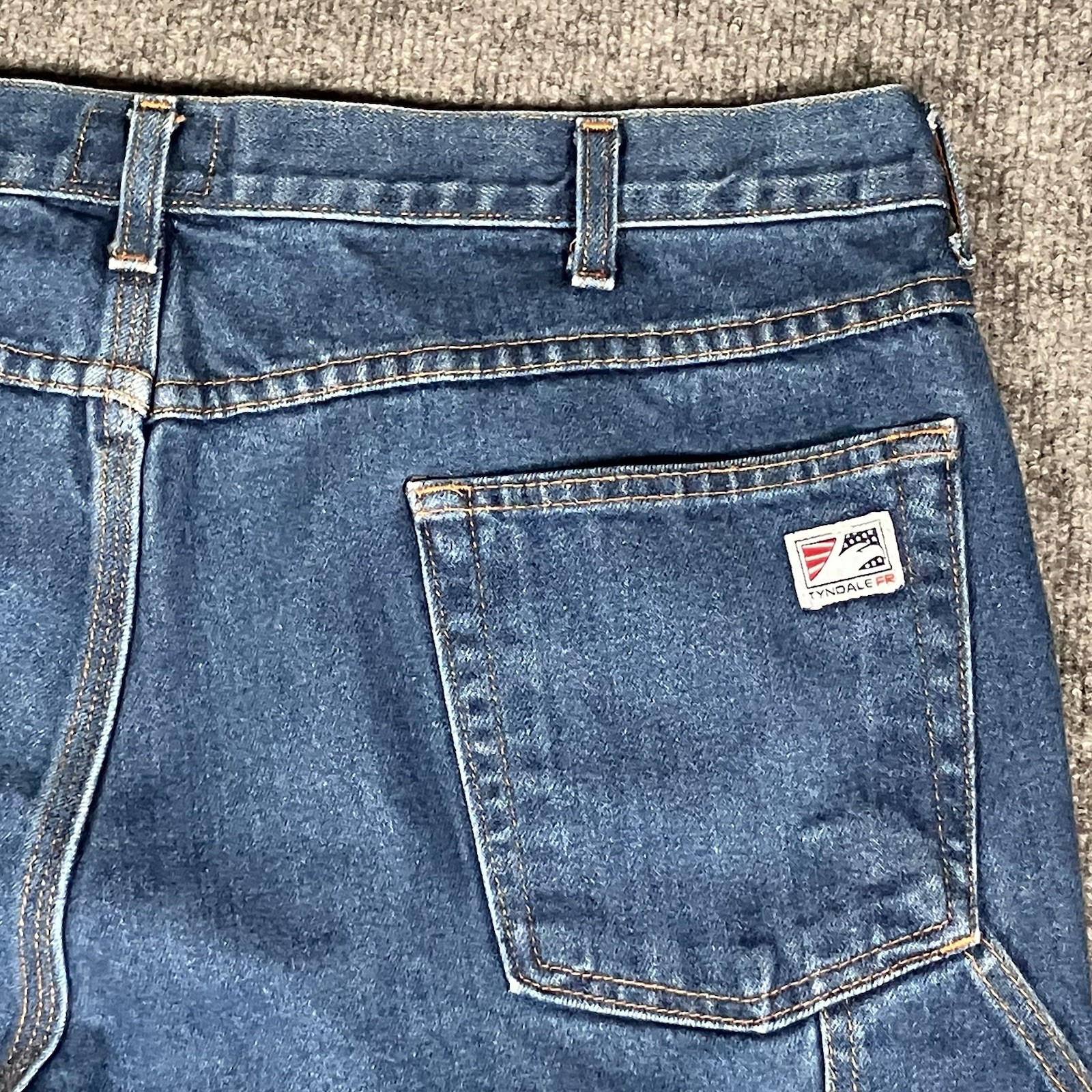 Tyndale FR’s CAT 2 NFPA 2112 Style # F290T USA Made 40×30 Denim Carpenter Jeans