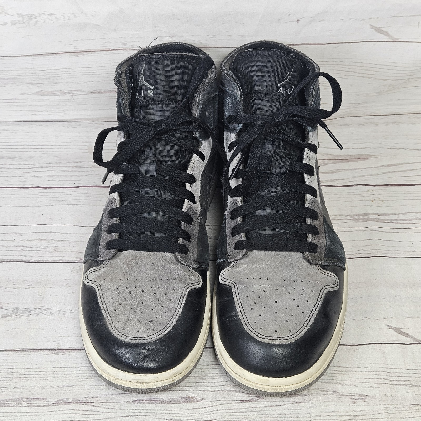 Men’s Nike Jordan 1 SE Mid Craft Inside Out Size 10 DM9652-001 Gray / Black