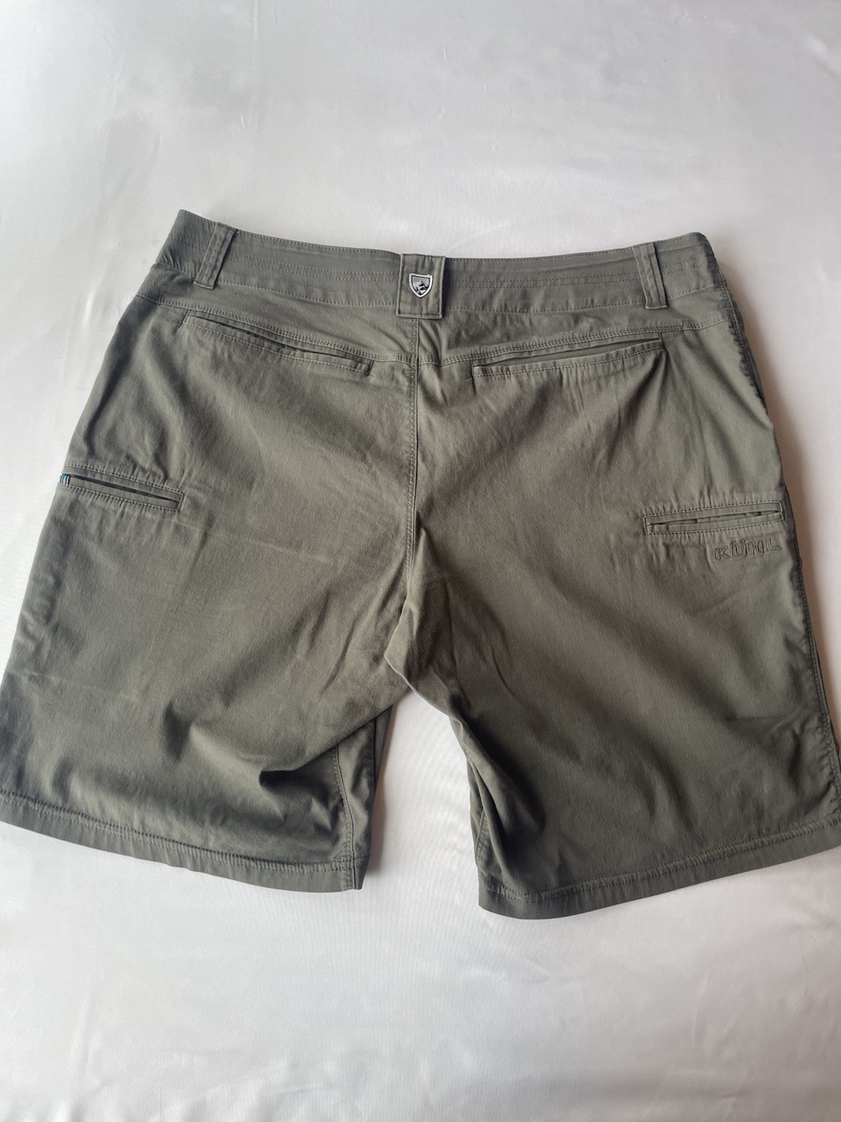 Kuhl Resistor Lite Chino Shorts Mens 36 Charcoal Hiking Trail Outdoor Stretch