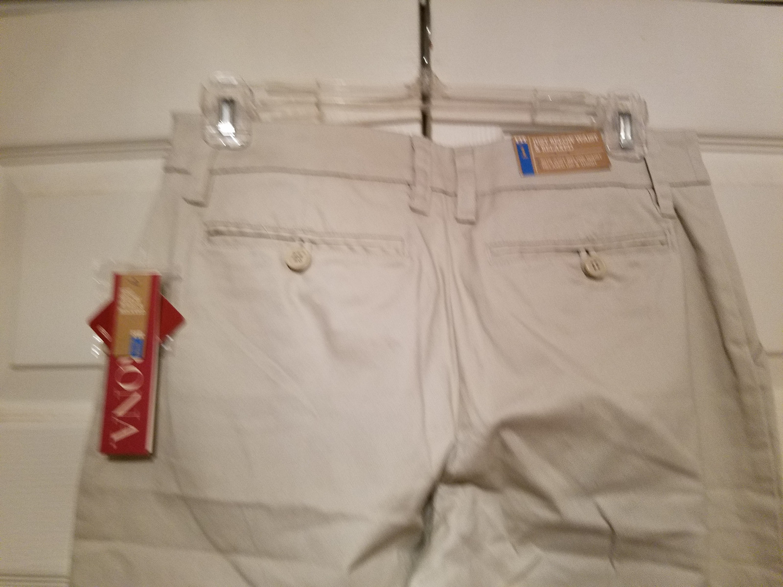 Merona Oyster The Ultimate Khaki Nanotex Fabric Relaxed Size 2 Pants (New)