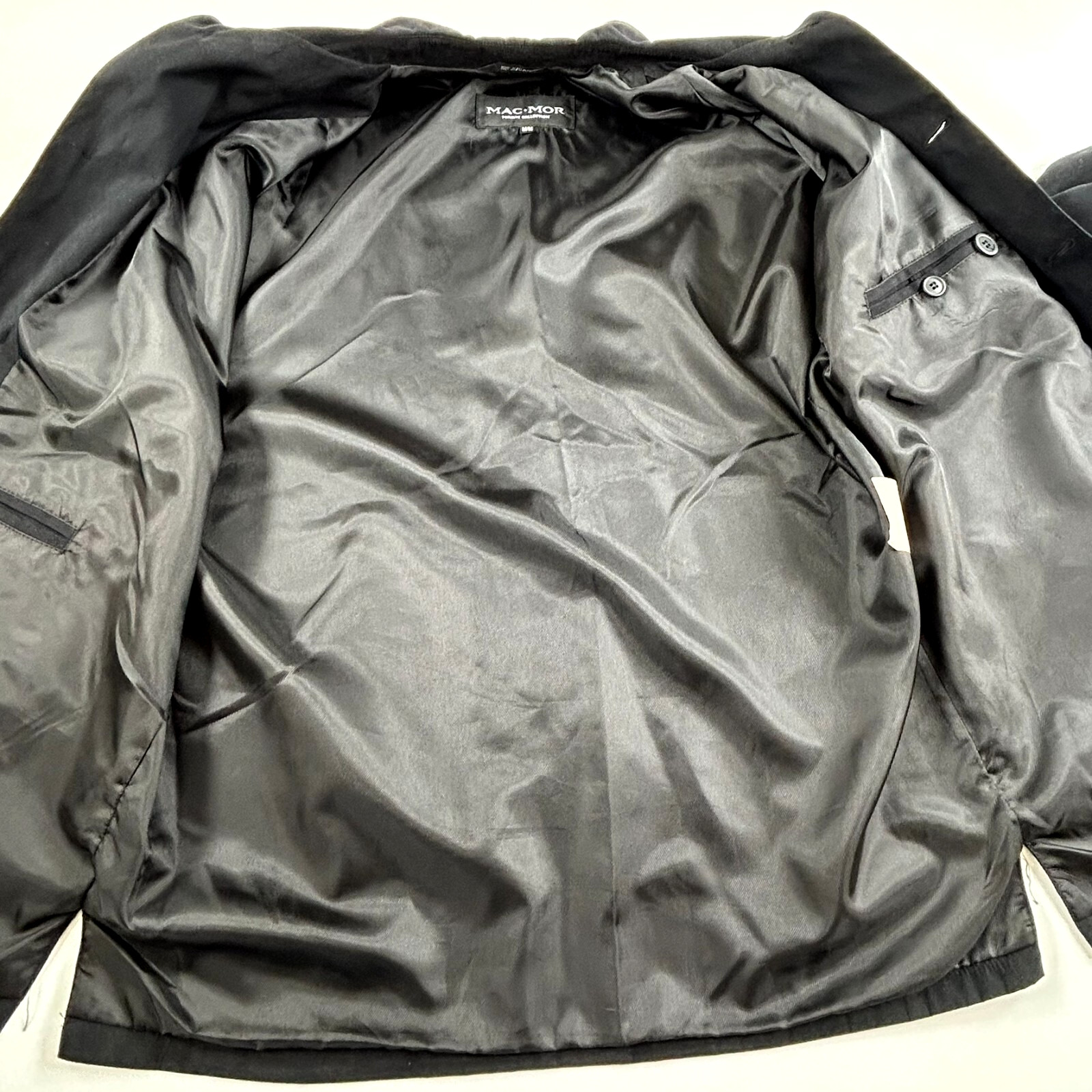 Mac Mor Men’s Black Button Up Jacket Size Medium Private Collection