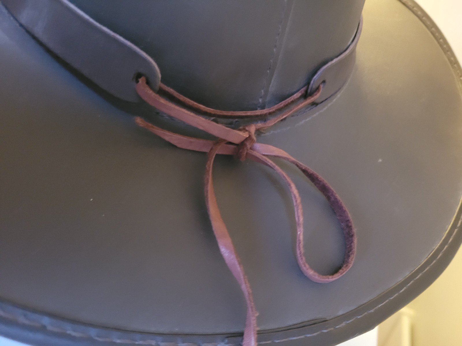 Head N home hat Plainsman Leather Hat