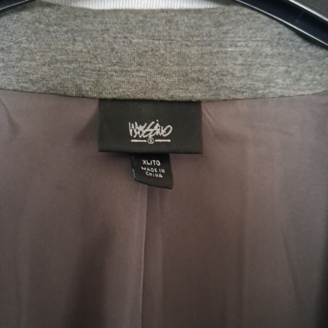 Mossimo Heather Gray Knit Blazer – Women’s XL Single Button Jacket