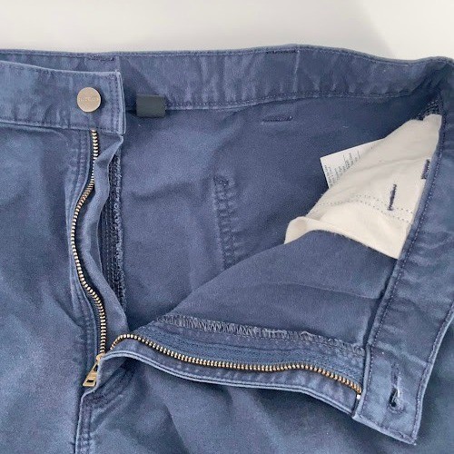 Carhartt Work Pants Mens 40×30 Fits 38×29 Blue Cotton Blend Trousers 5 Pocket