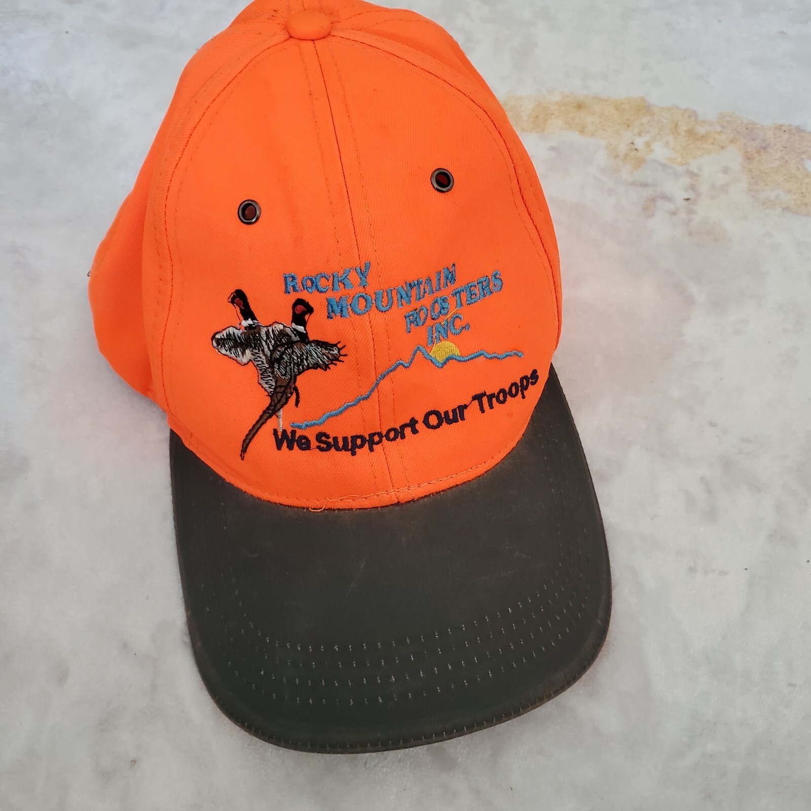 2 Safety Orange Hats