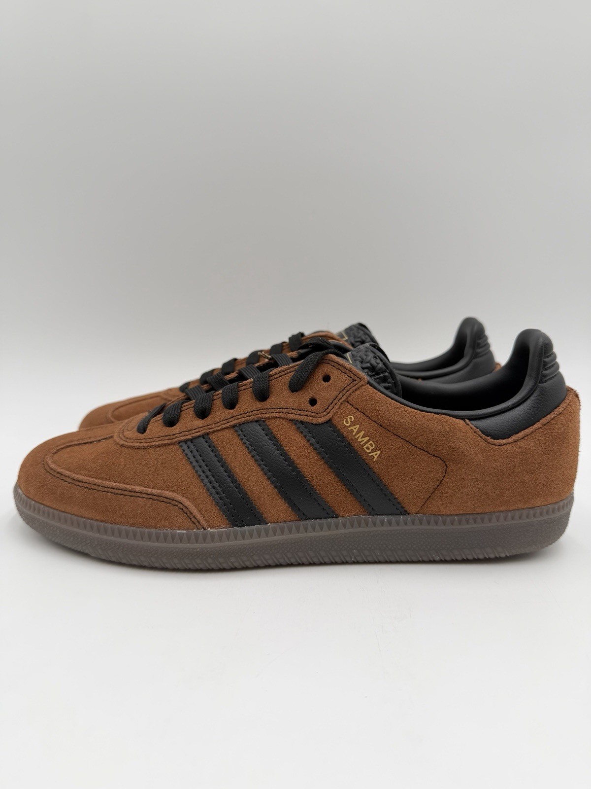 Adidas Men’s Samba ADV Size 8.5 Brown Black |HQ9286|