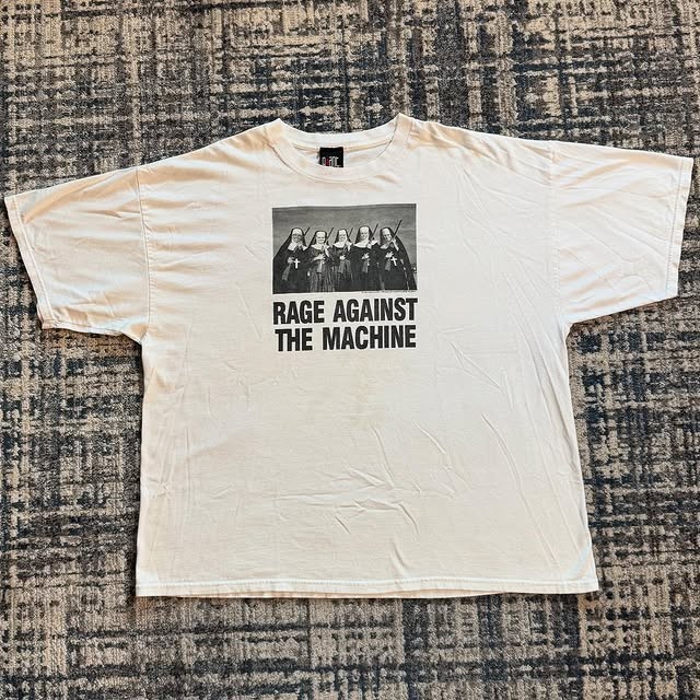 1997 RAGE AGAINST THE MACHINES NUNS WITH GUNS Vintage T-Shirt Reprint