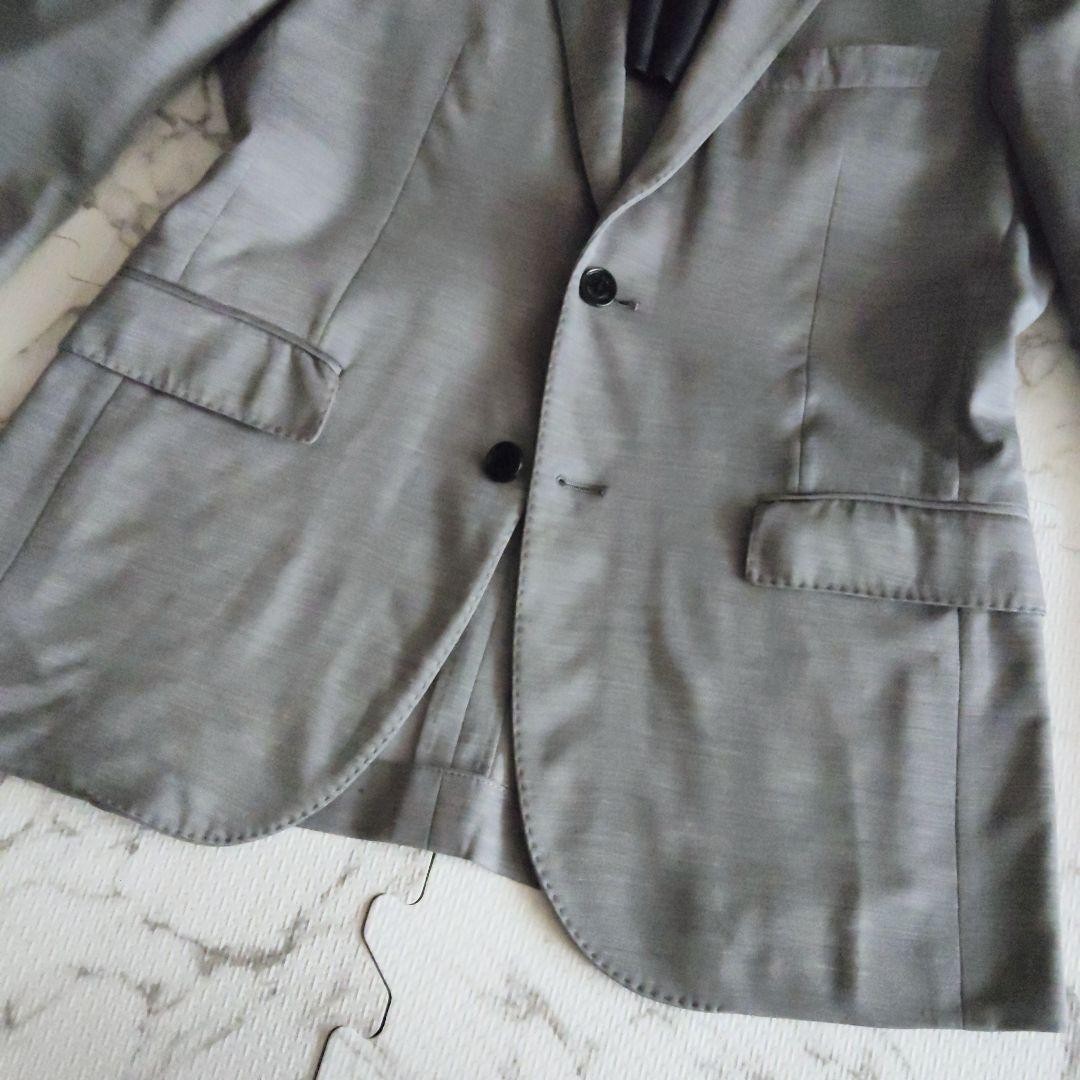 Authentic BLACK LABEL CRESTBRIDGE Gray Stretch Tailored Jacket Good Condition