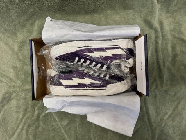 Revenge x Storm Vol 2 Dark Violet / White Lightning Bolt Shoe Men Sz 10 NIB