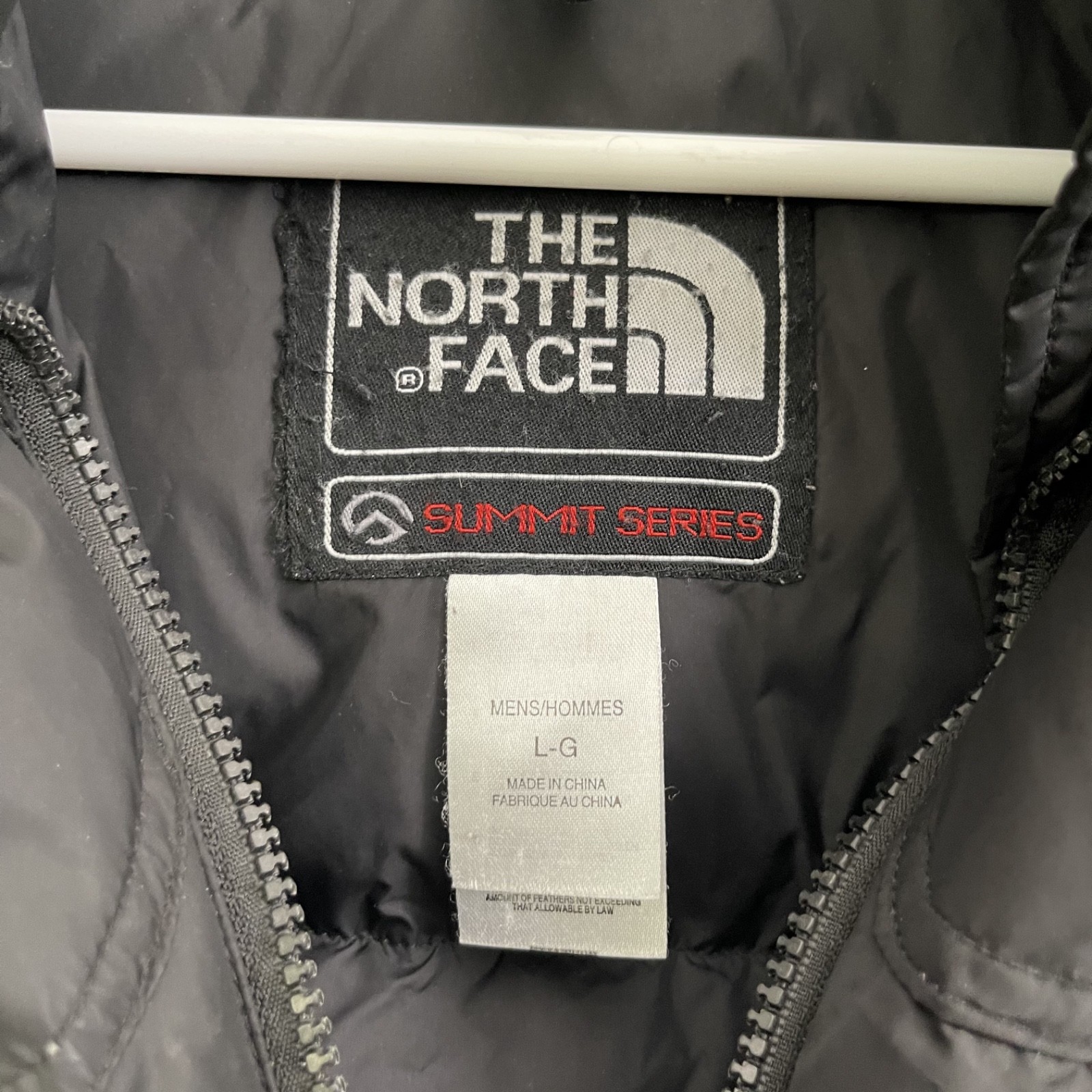 The North Face Men’s 1996 Retro Nuptse Jacket Mens Sz L Black Full Zip