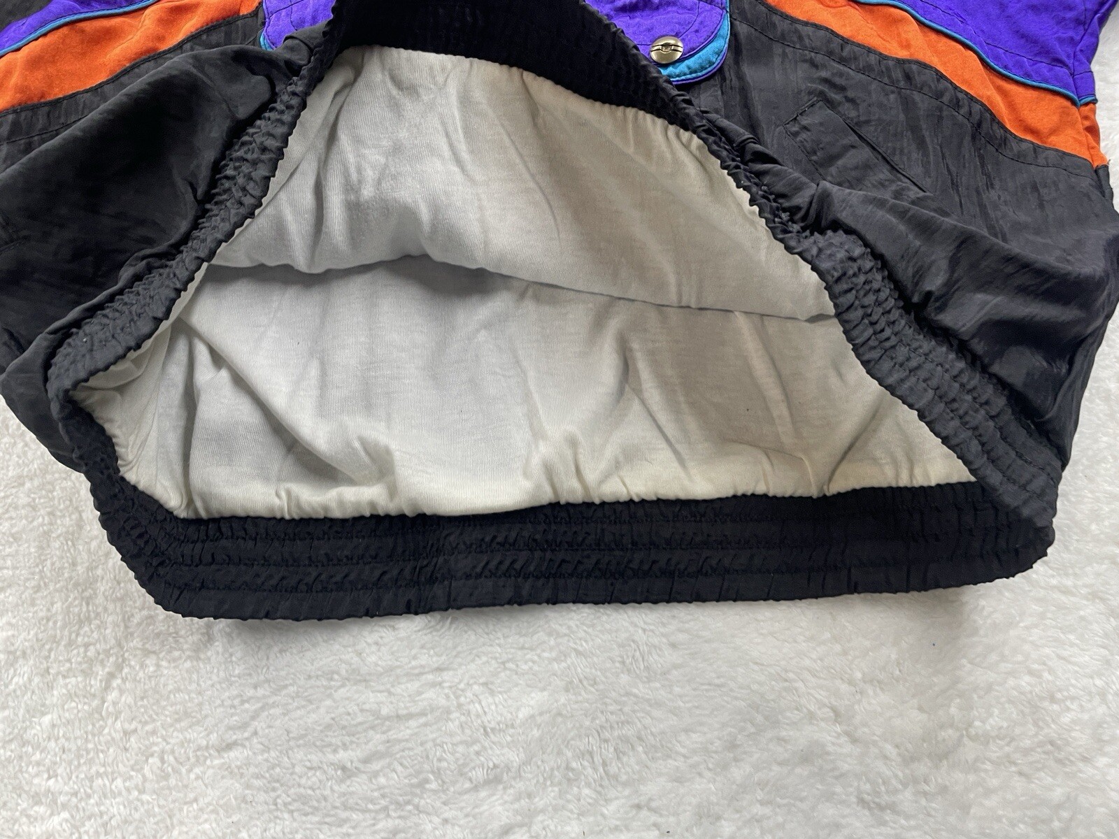 Vintage Le Coq Sportif Colorblock Windbreaker Jacket Mens M Purple 90s RN73349