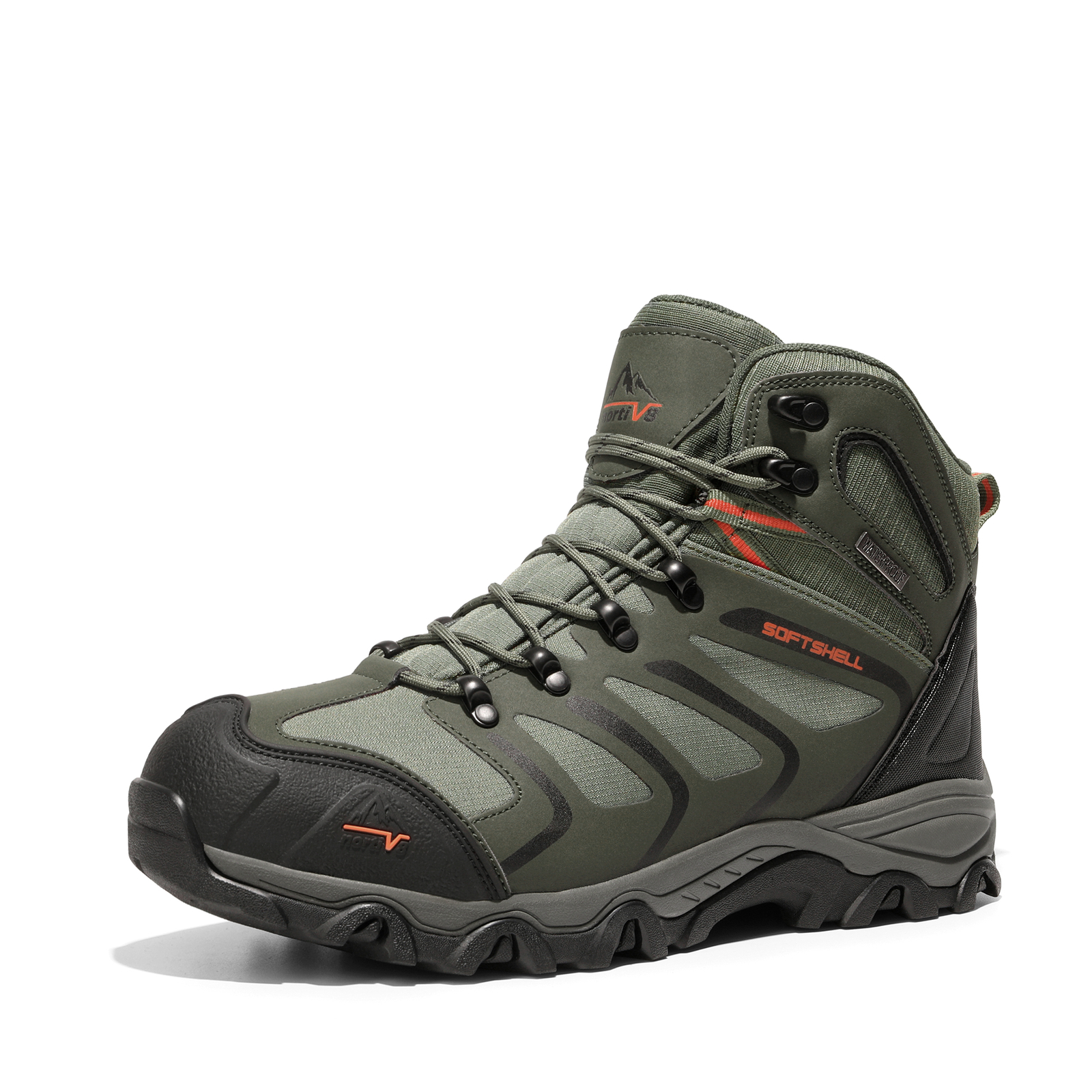 Mens Hiking Boots Outdoor Waterproof Non-slip Trekking Trails Boots WIDE SIZE