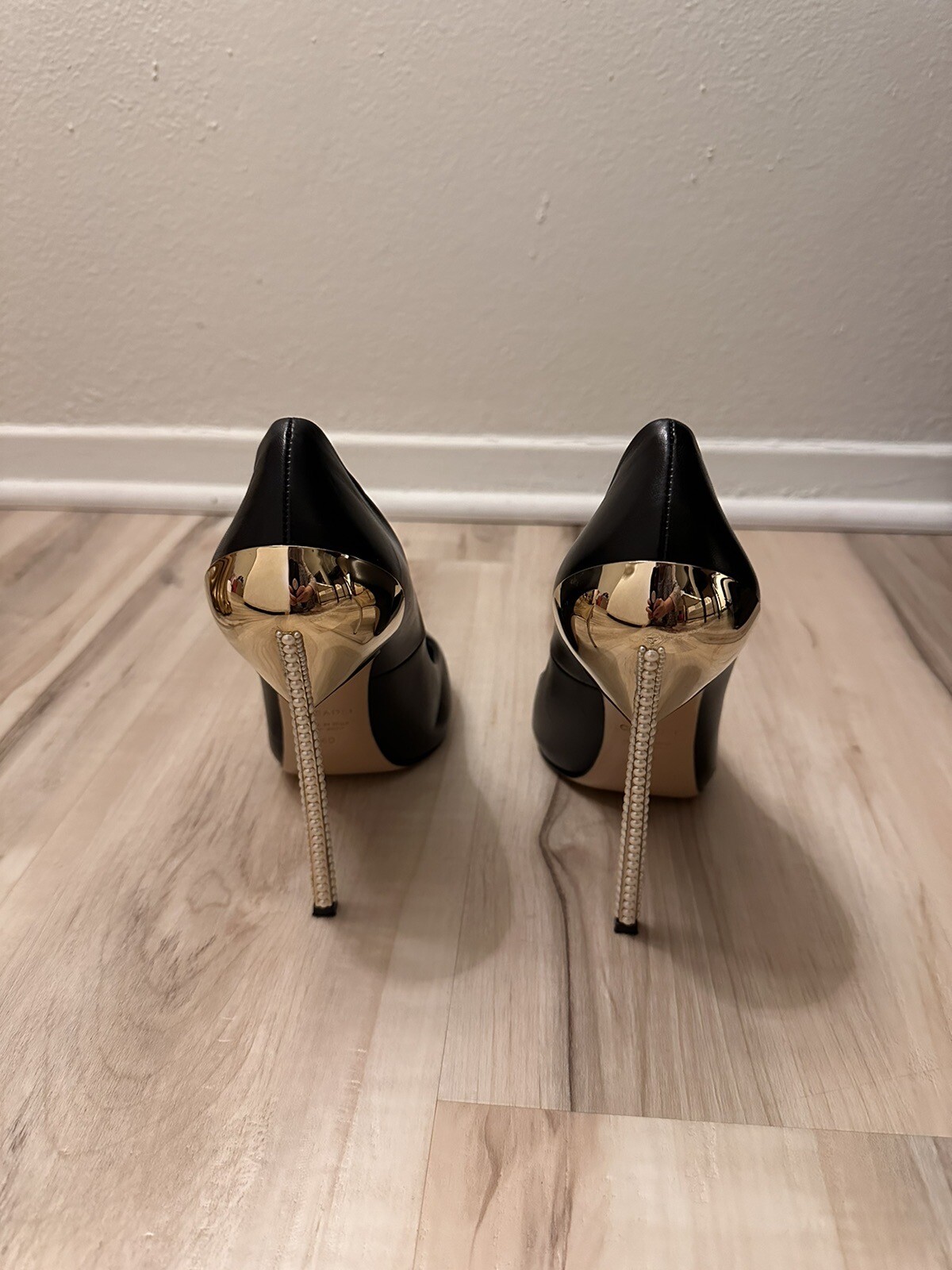 casadei Heels Size 40,Heel In Stainless Steel 115 Mm,10 Mm Concealed Platform
