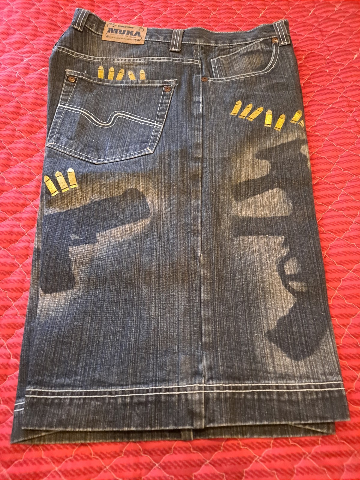 Muka denim shorts, men’s 38
