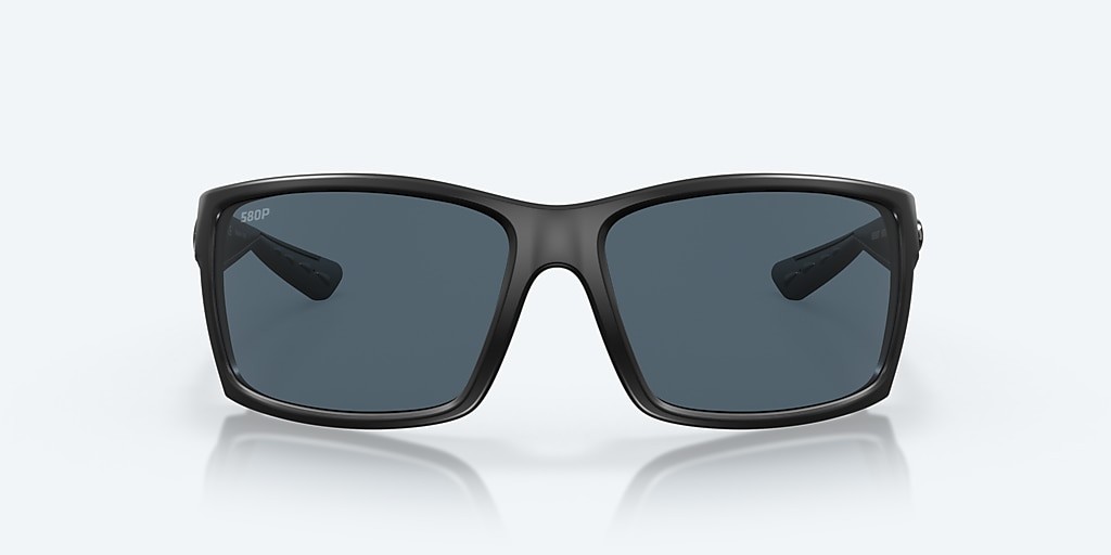 Costa Del Mar Reefton Blackout/Gray 580P Polarized 64 mm Sunglasses