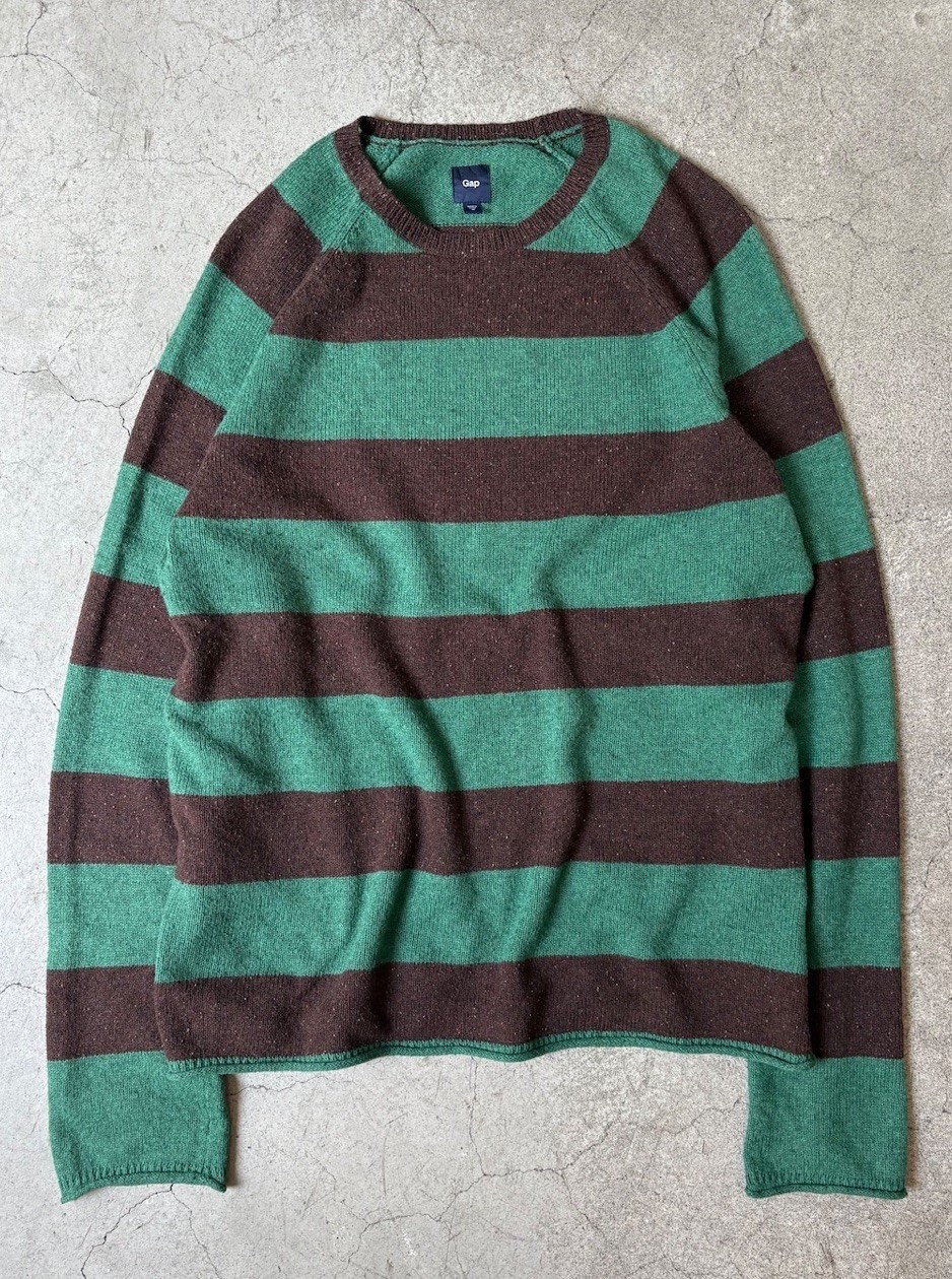 Vintage 1990’s Preppy Grunge GAP Trendy Striped Wool