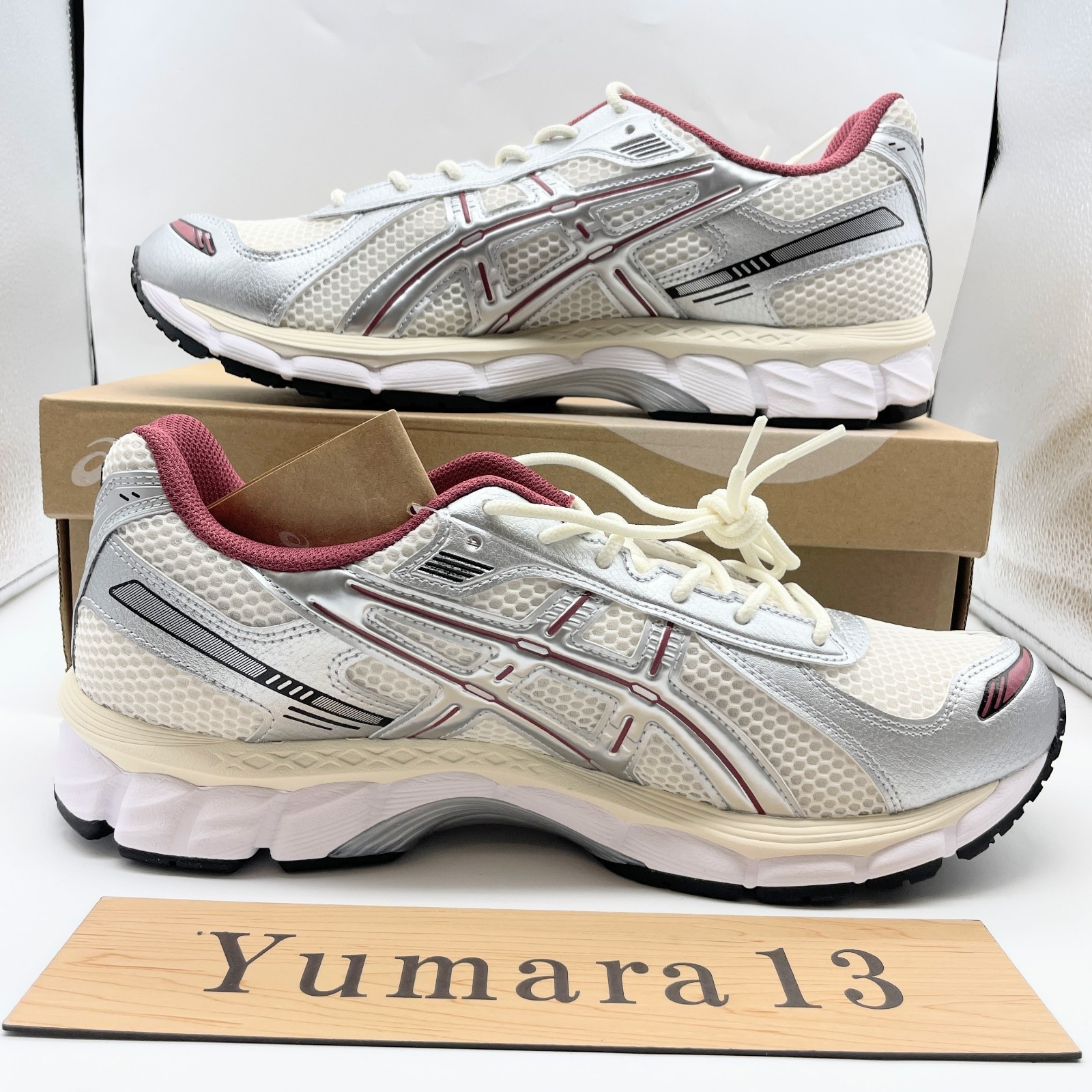 Asics Gel-Kayano 12.1 Cream Pure Silver 1203A759-102 Men’s Size