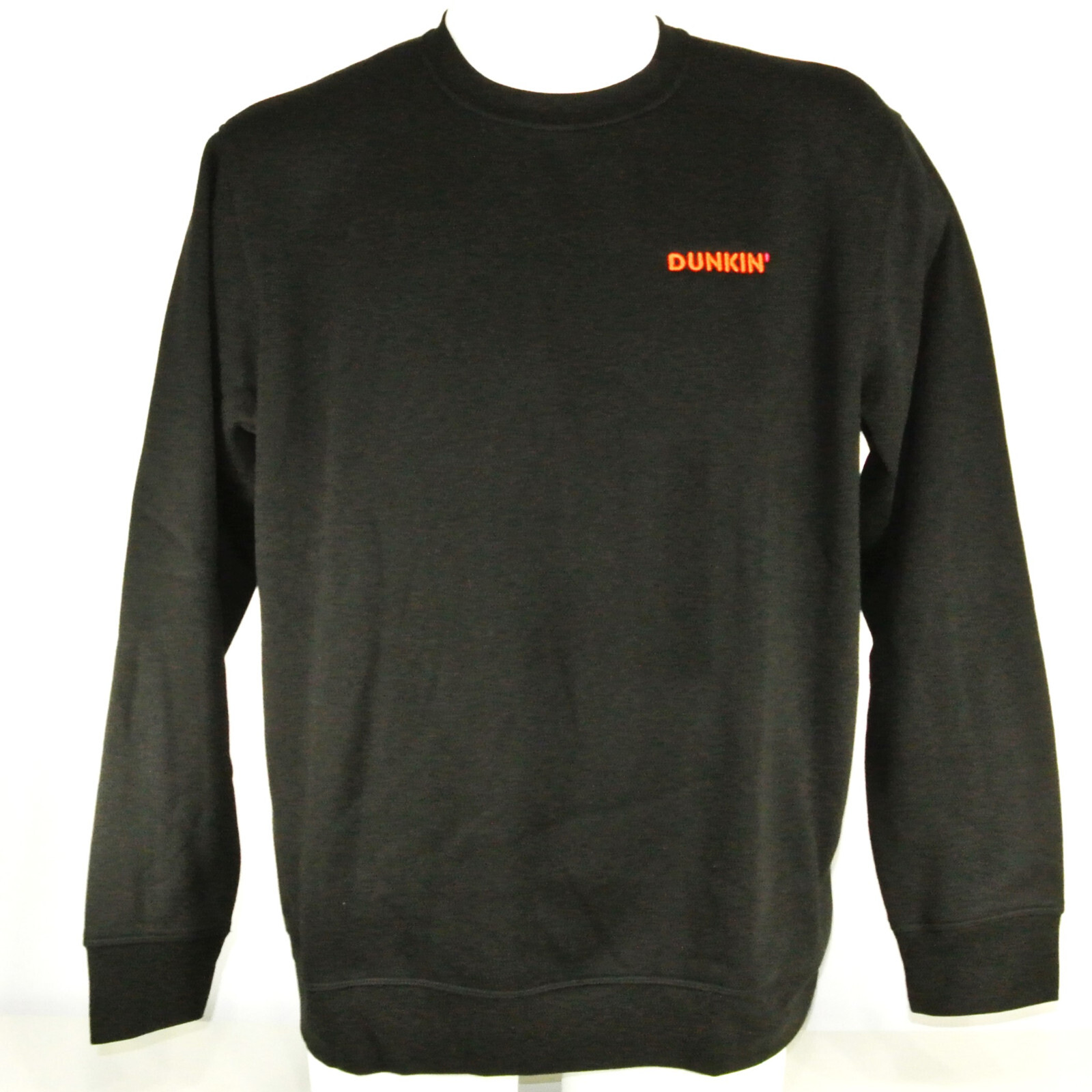 DUNKIN DONUTS Employee Uniform Sweatshirt Black Size L Large NEW