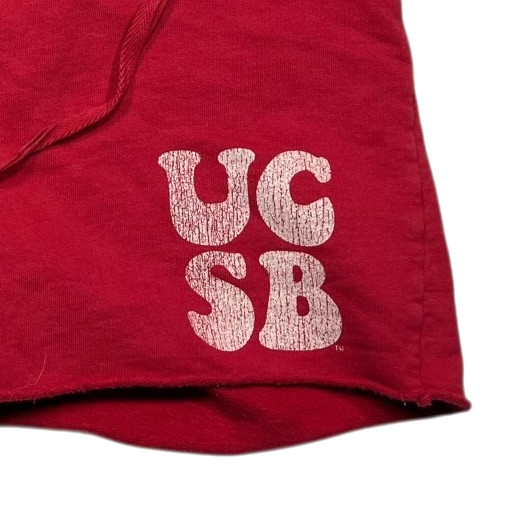 UCSB CALIFORNIA SANTA BARBARA Retro Brand Red COLLEGE SHORTS Summer Women’s M