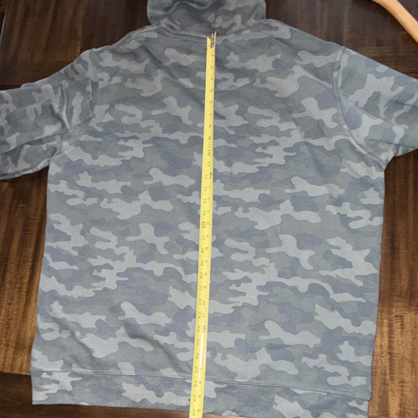 Bass Pro Shops Johnny Morris Men’s Gray Camo Fleece Hoodie Graphic Pockets 2XL