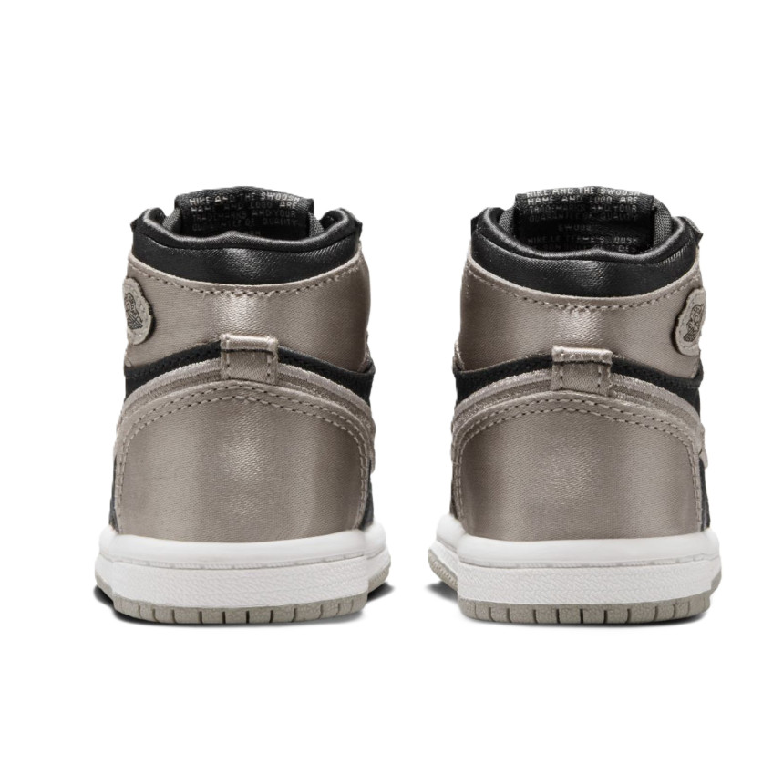 Nike TD Air Jordan 1 Retro High OG Satin Shadow Black/Grey FD5305-010 i