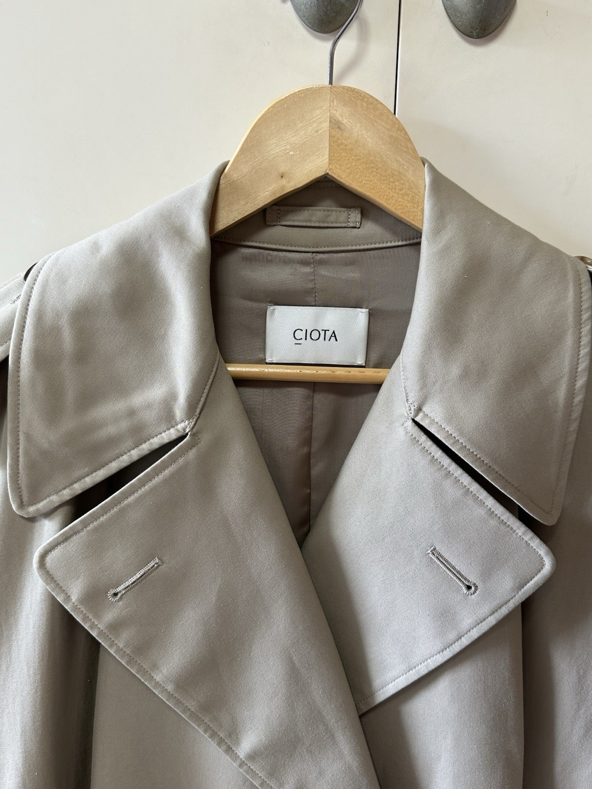 Ciota Suvin Gabardine Trench Coat 1 (Approx Mens M)