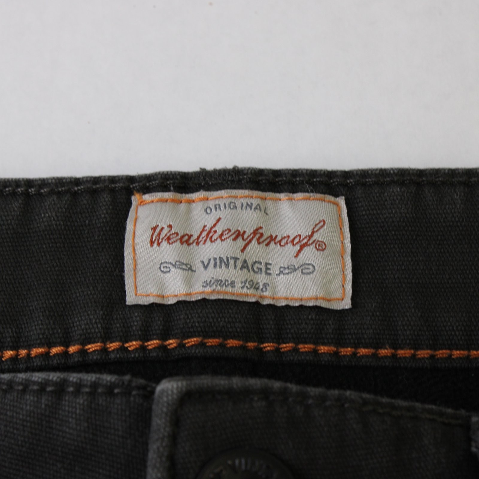 Weatherproof Vintage Men’s 34×30 Black Bonded Fleece Lined Straight Leg Jeans
