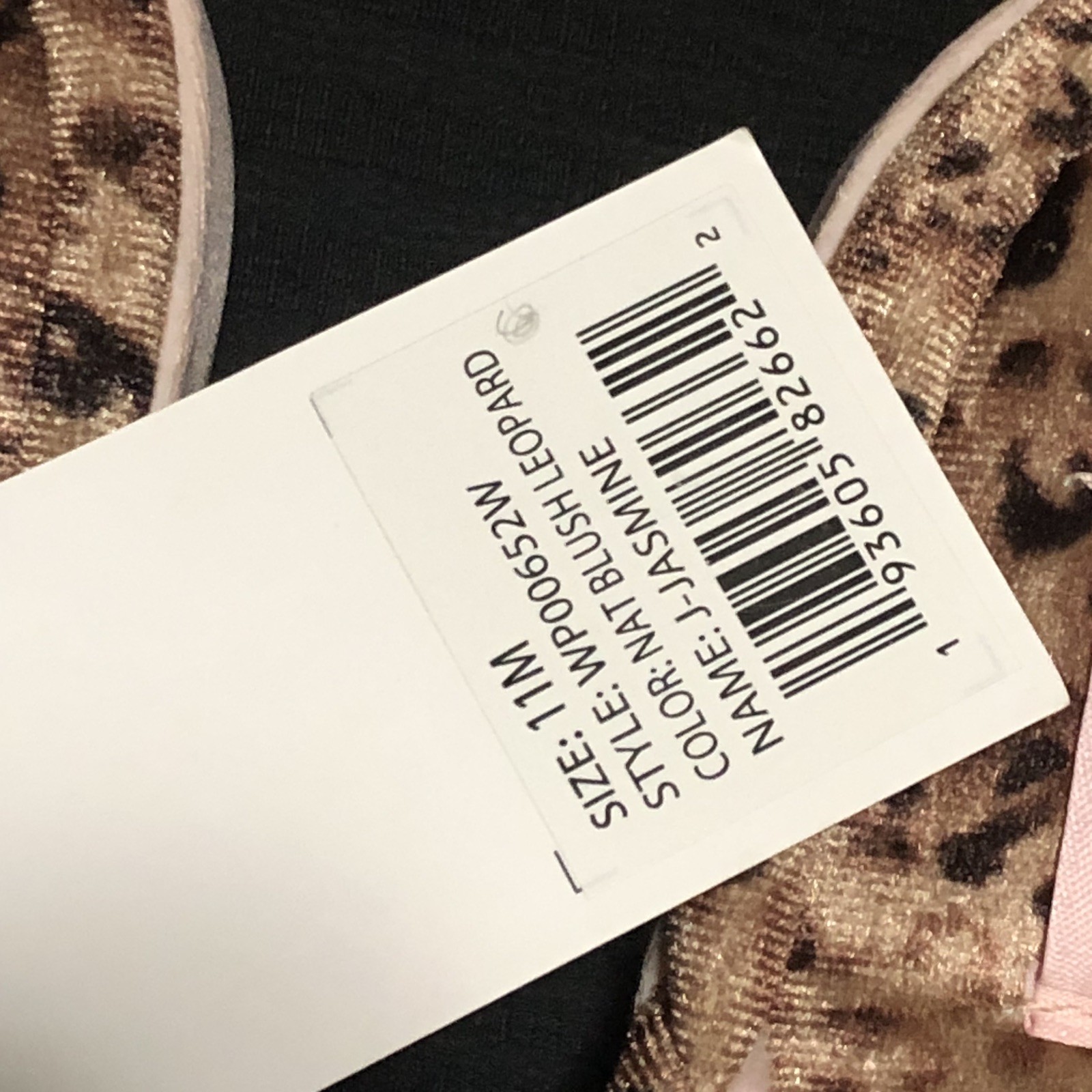 Juicy Couture Jasmine Leopard Slipper Slip On Cushioned Bow Wild Plush, Size 11