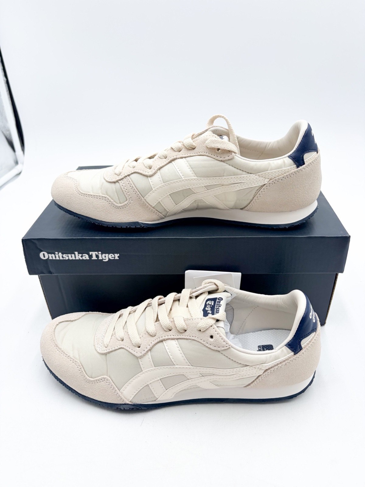 【NEW】Onitsuka Tiger SERRANO Oatmeal/Cream Daily Sneaker (US 7.5) From US