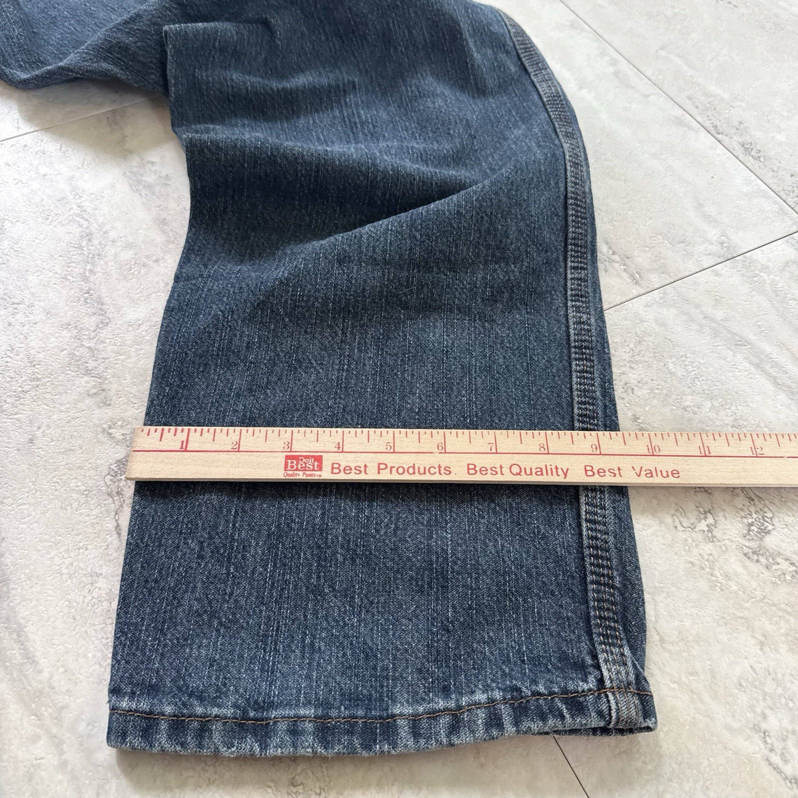 Dickies Red Tab Baggy Men’s Dark Wash Denim Carpenter Jeans Relaxed Fit Pockets