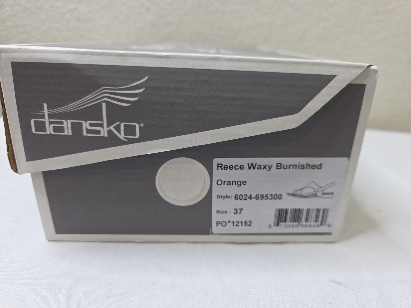 Dansko Reece Waxy Burnished Thong Sandals Women’s EU Sz 37 US Sz 6.5 – 7