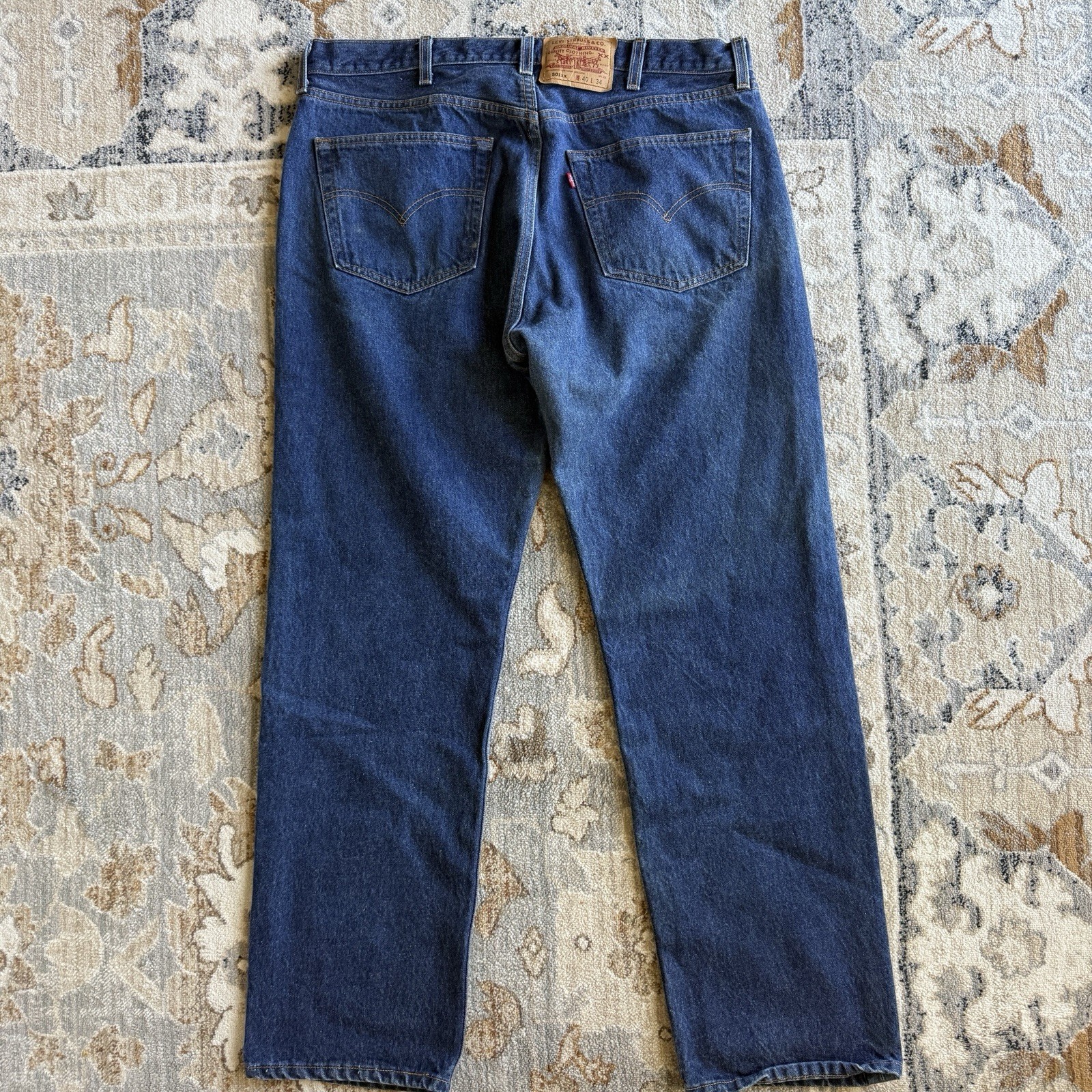 Vintage Levi’s Jeans Mens (FITS 36×31”) 501 XX Shrink To Fit Made in USA Denim