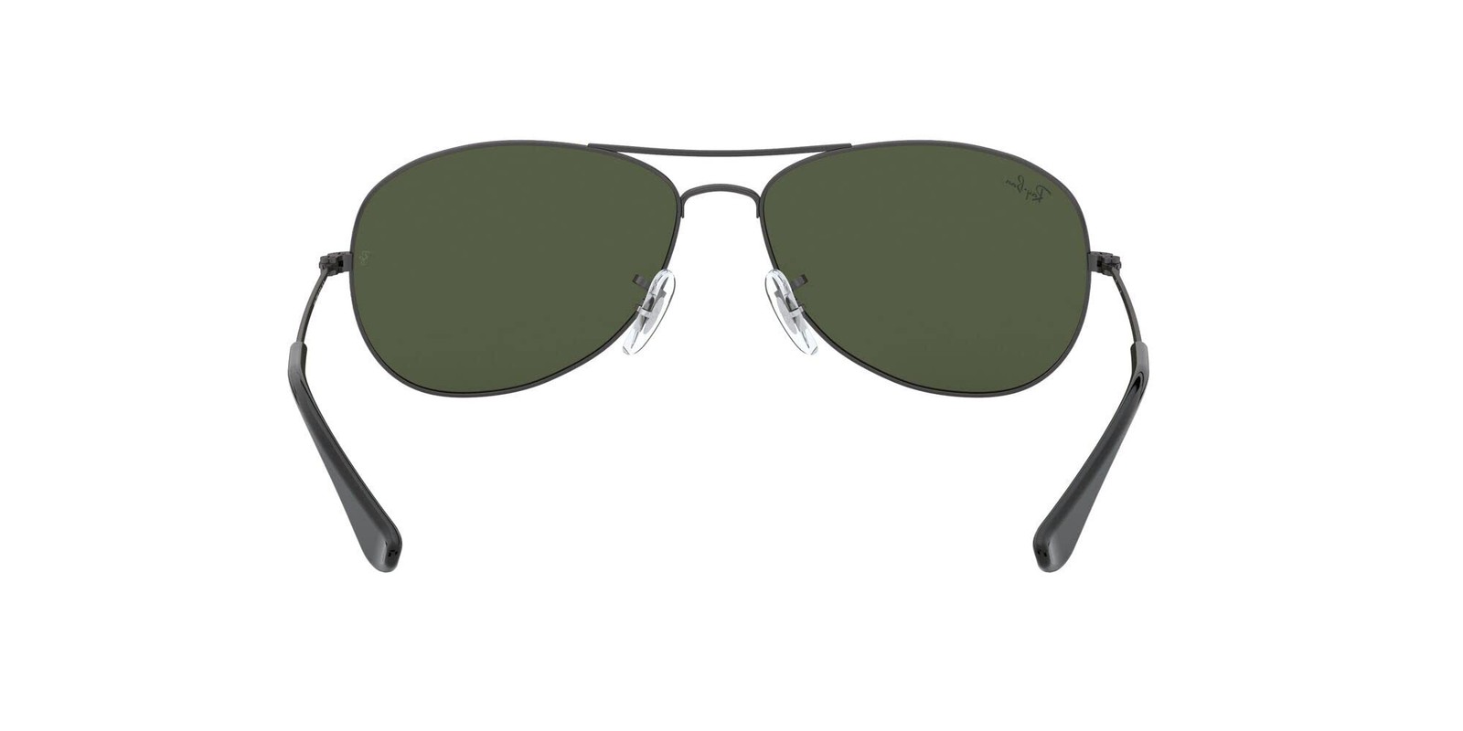 Ray-Ban Mens RB3362 Cockpit Aviator Sunglasses, Gunmetal/G-15 Green, 59 mm