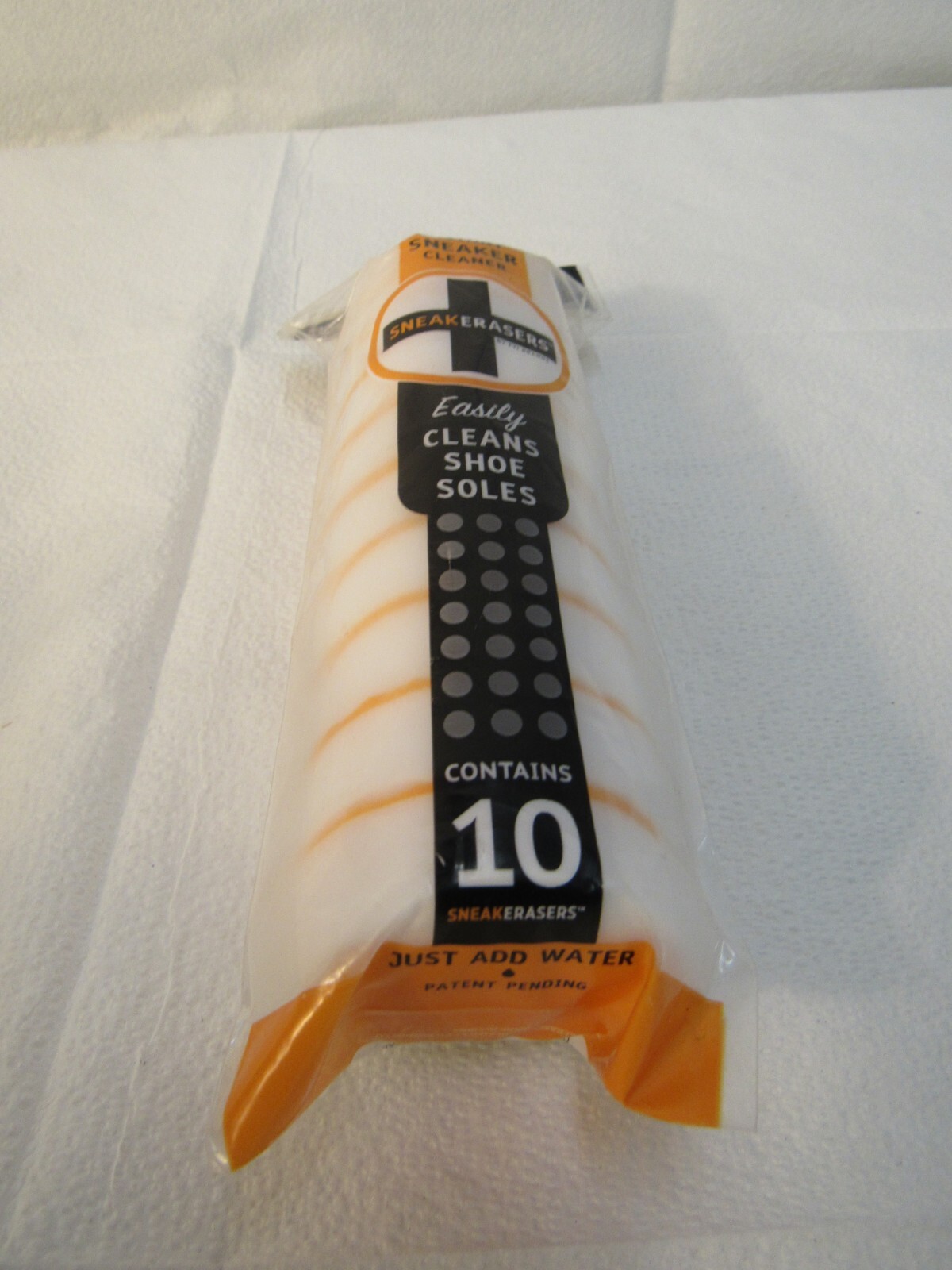 SneakERASERS Instant Sole&Sneaker Cleaner Disposable 10 piece Pack