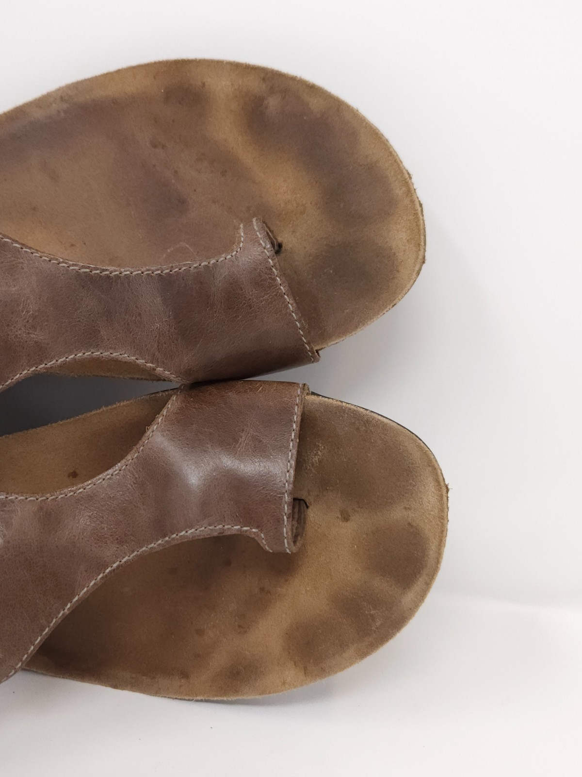 Dansko Reece Toe Loop Sandals Brown Slingback Leather EU 40 US 9.5 – 10 Women’s