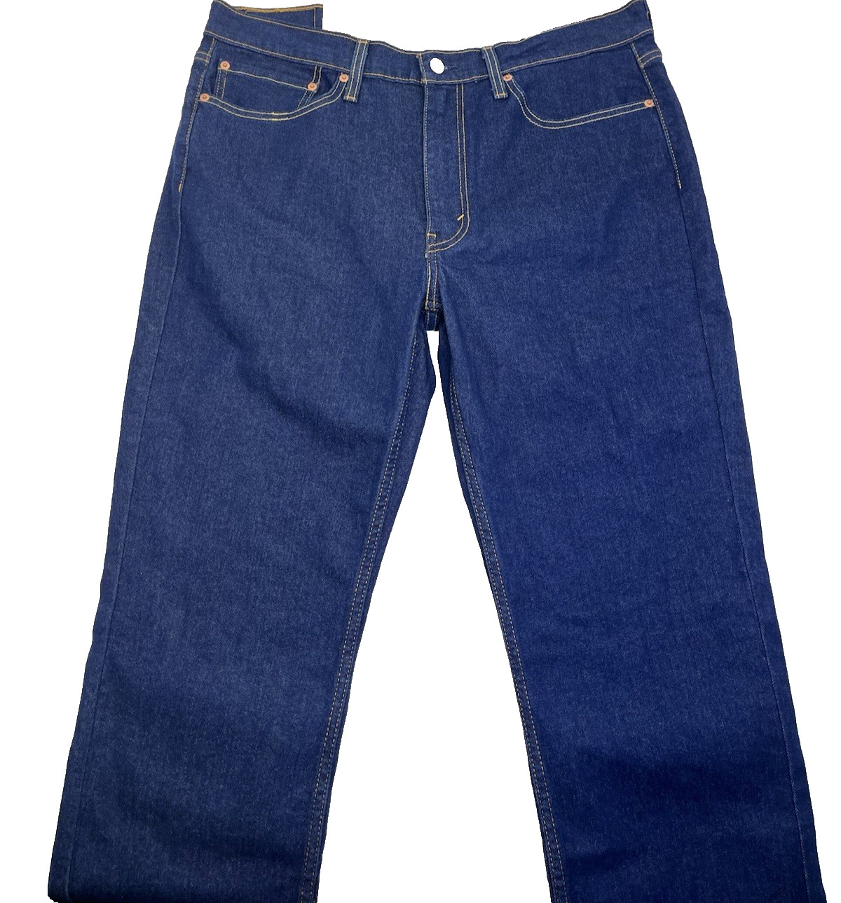 New LEVI’S 514 Men’s 36 x 30 Straight Fit 5-Pocket Dark Blue Jeans