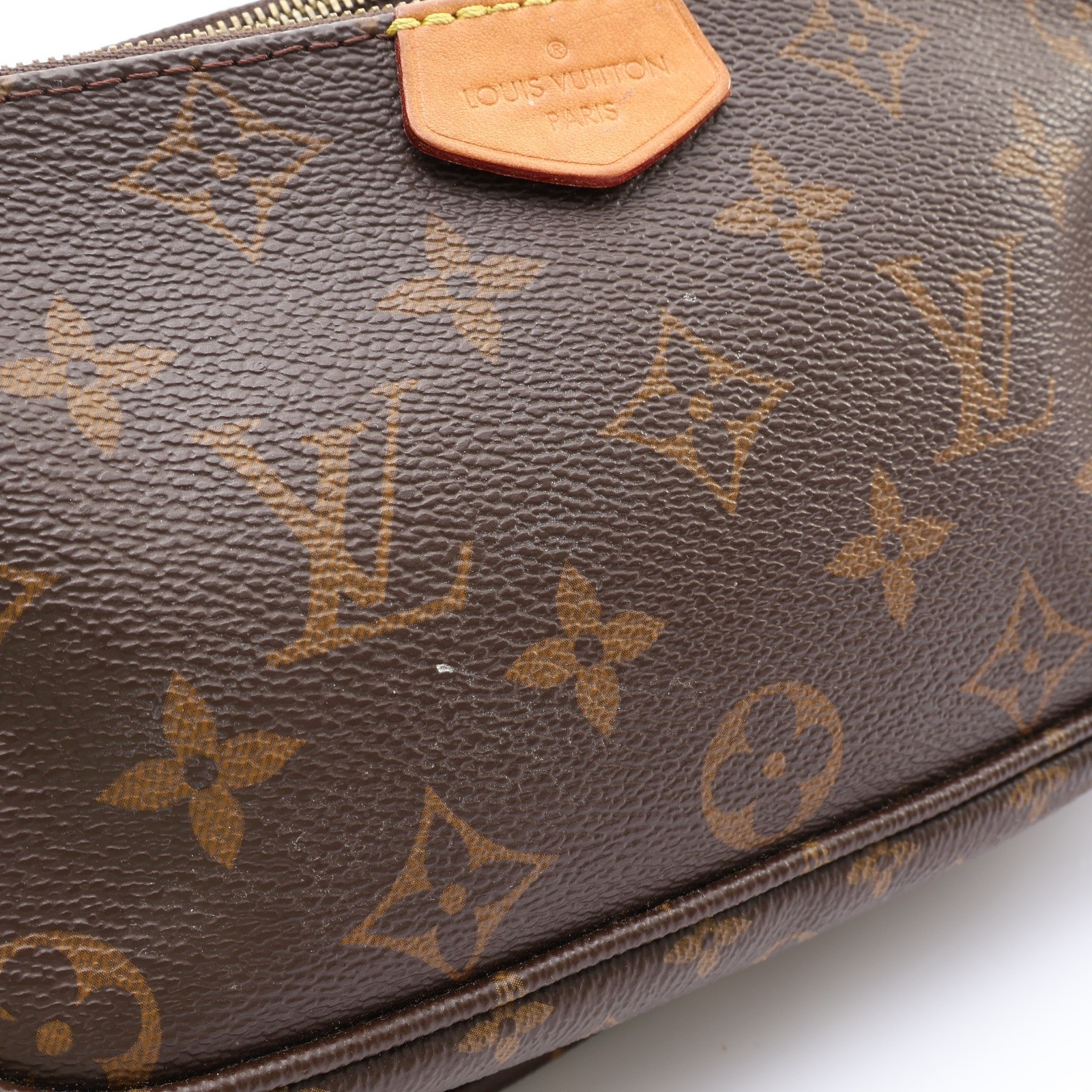 LOUIS VUITTON Multi Pochette Accessoires Shoulder Bag Monogram Canvas Brown