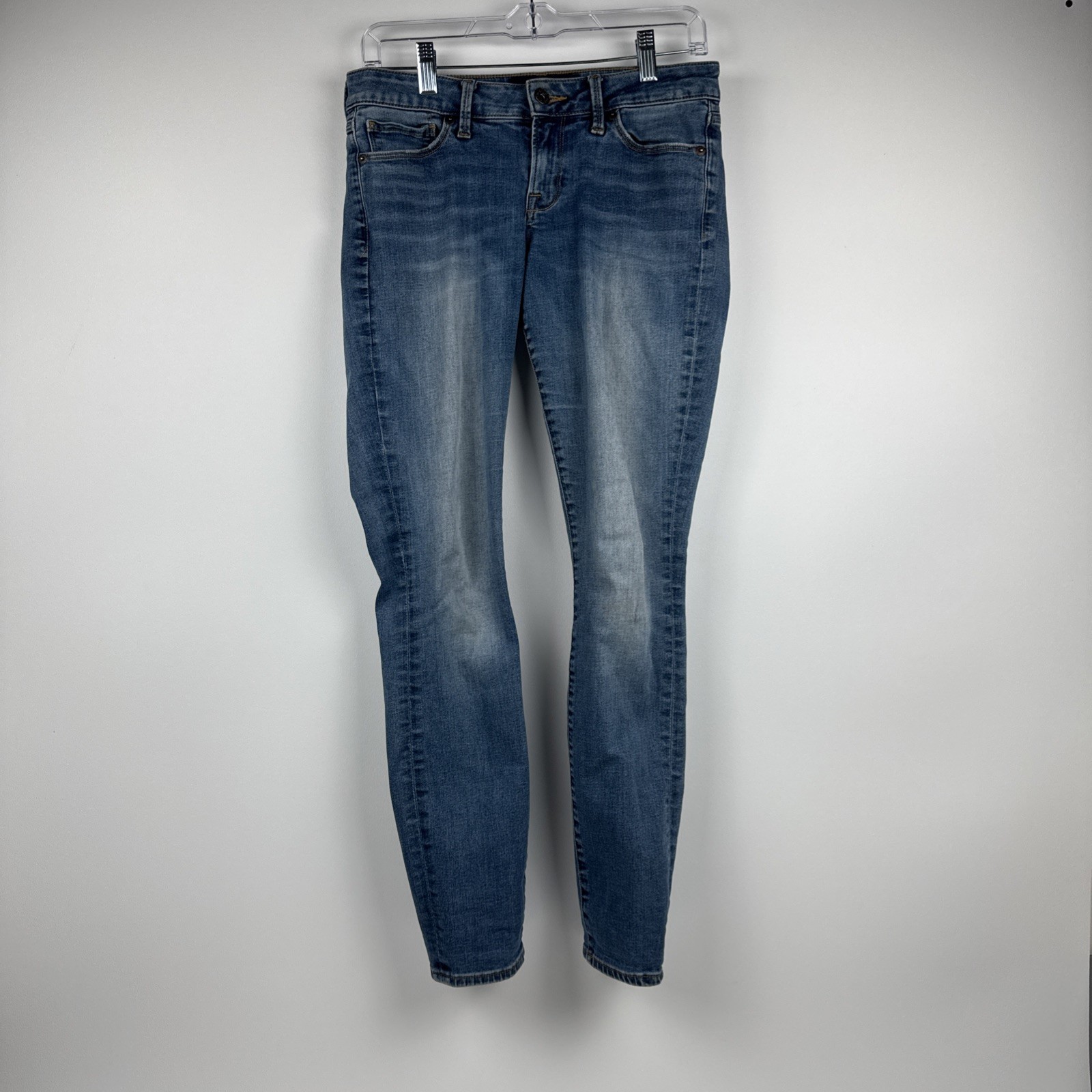 Lucky Brand Lolita Skinny Jeans Womens 2/26 R Blue Medium Wash Mid Rise Stretch