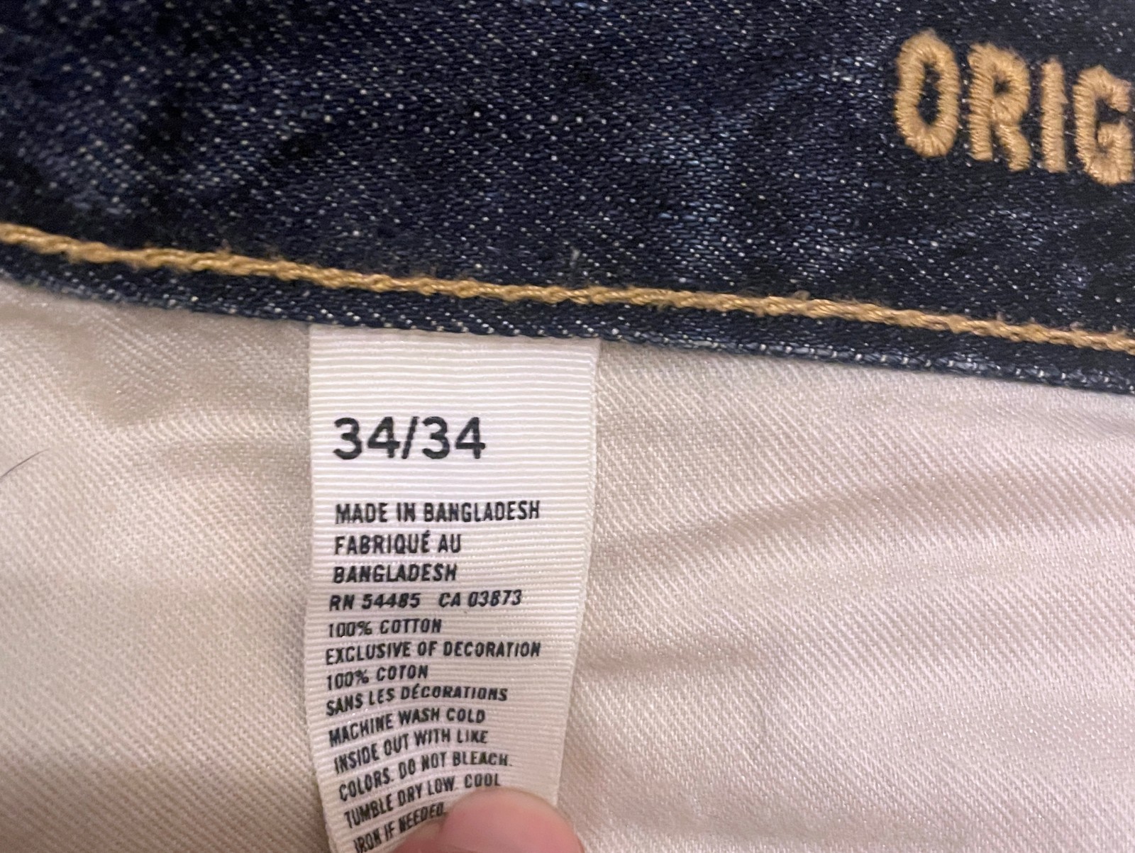 VTG American Eagle AEO Original Boot (bootcut) Jeans 34 x 34 100% Cotton Men’s