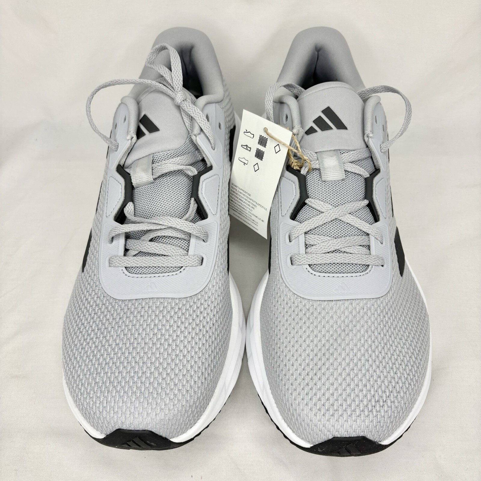 Adidas Men’s Shoes 11.5 Galaxy 7 M ID8754 Halo Silver Carbon Core Black Running