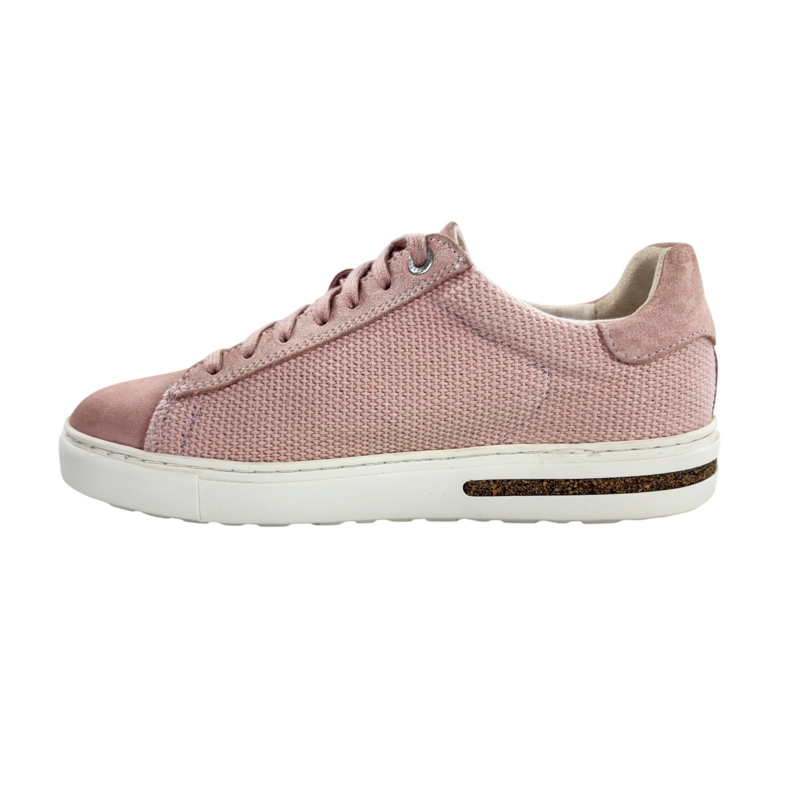 Birkenstock Bend Low Sneakers Womens EU 37 US 6 Medium/Narrow Pink Suede/Canvas