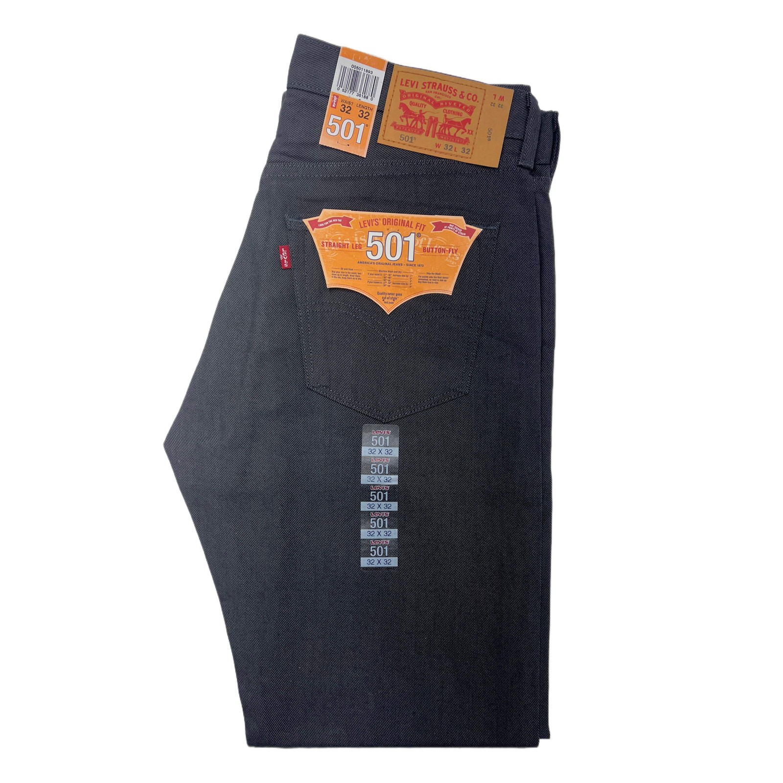 Levi’s 501 Shrink-to-Fit – Shadow Charcoal – 1893