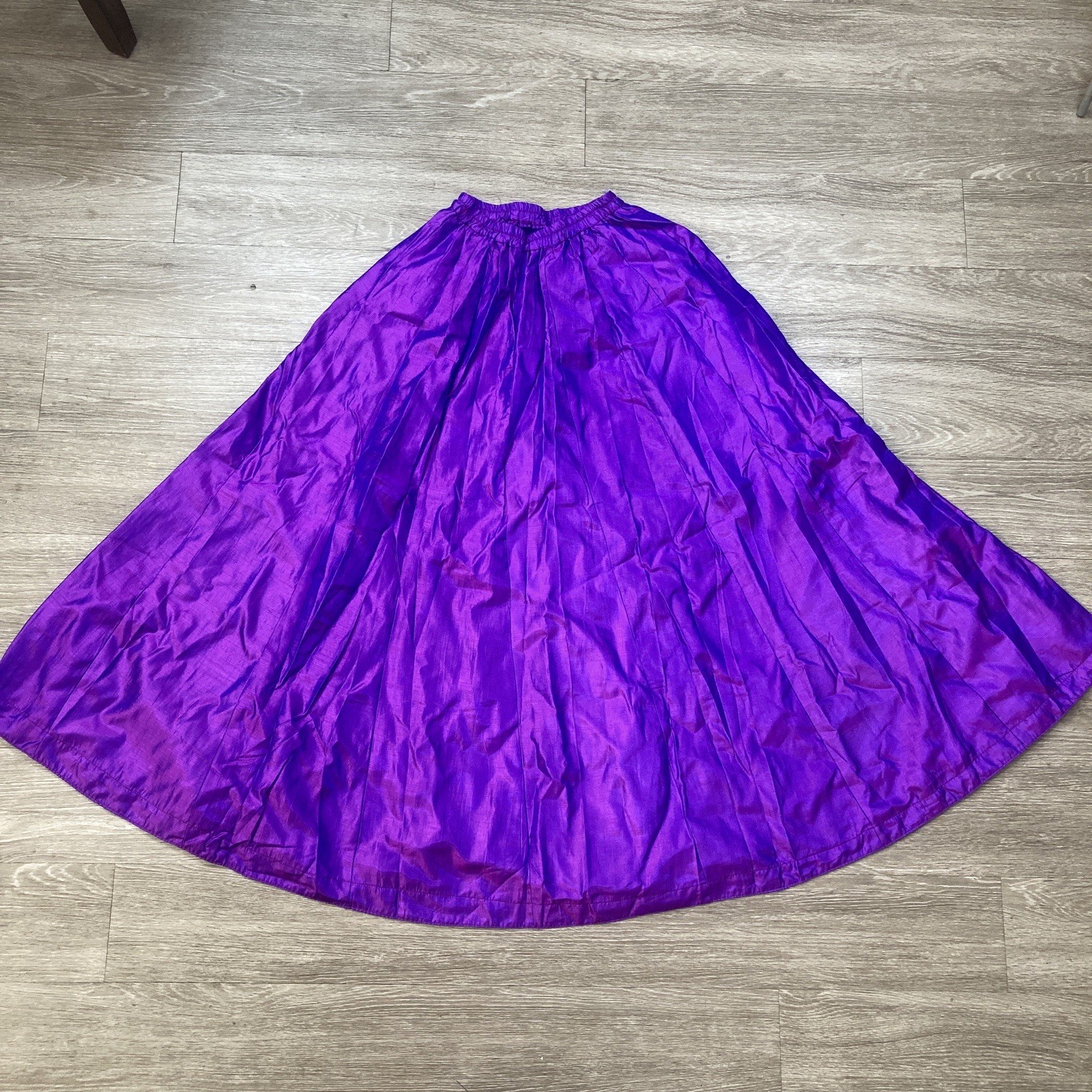 Satin Skirt 16 Women 90s 00s Y2k Belly Dance Dancing Half Circle Skirt