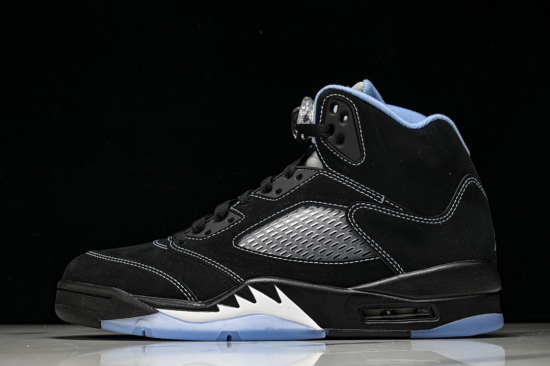 DD0587-008 Jo*dan 5 Retro Black University Blue (2026) Men’s Shoes Size 4-13
