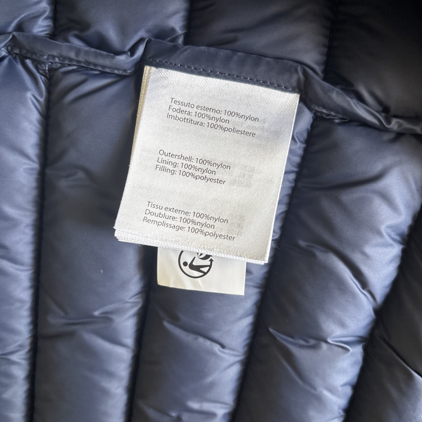 Save The Duck Puffer Vest Medium Mens Navy Blue Vegan Plumtech. Never Worn.