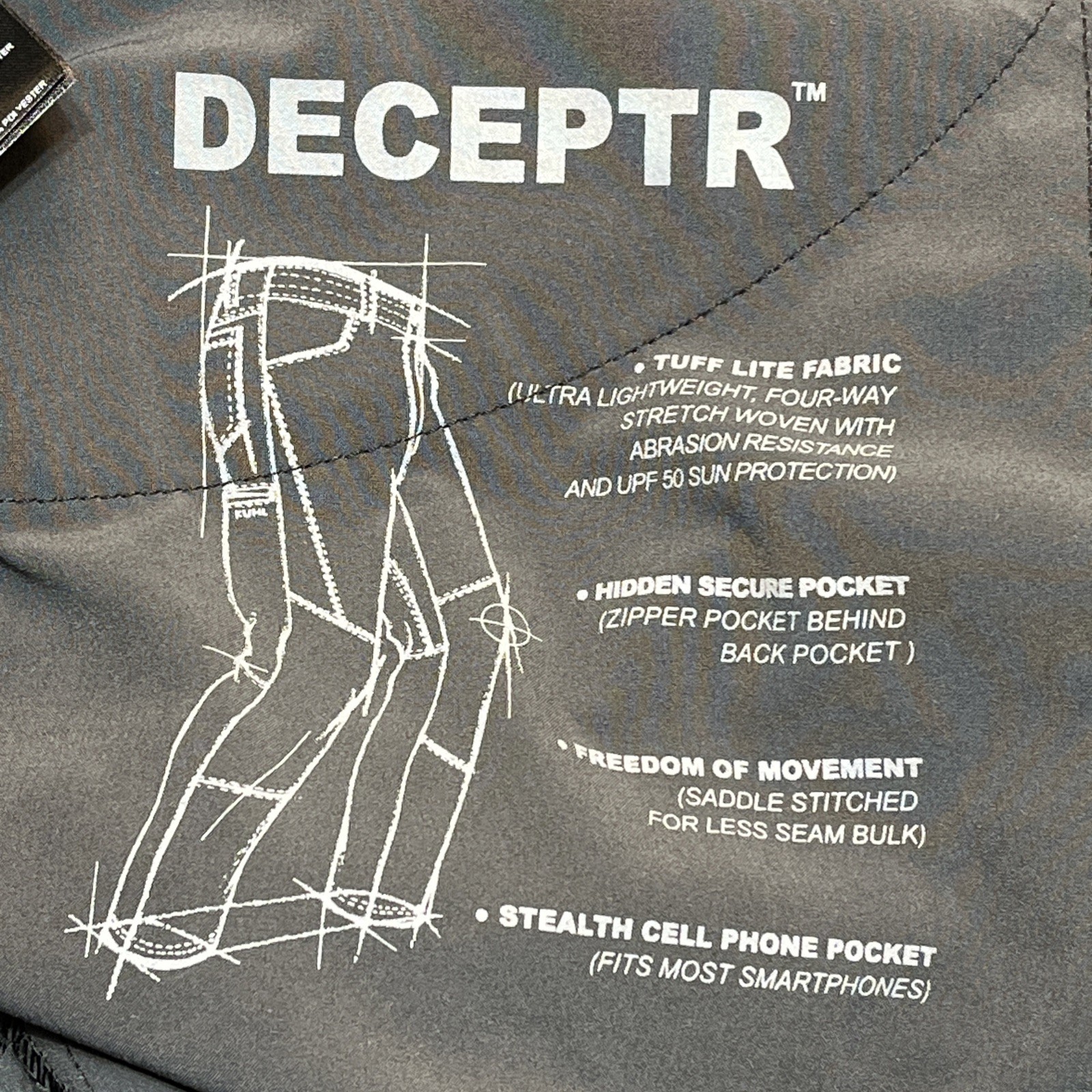 Kuhl Deceptr Pants Men’s 40×31 Dark Gray Performance Stretch Outdoors Hiking