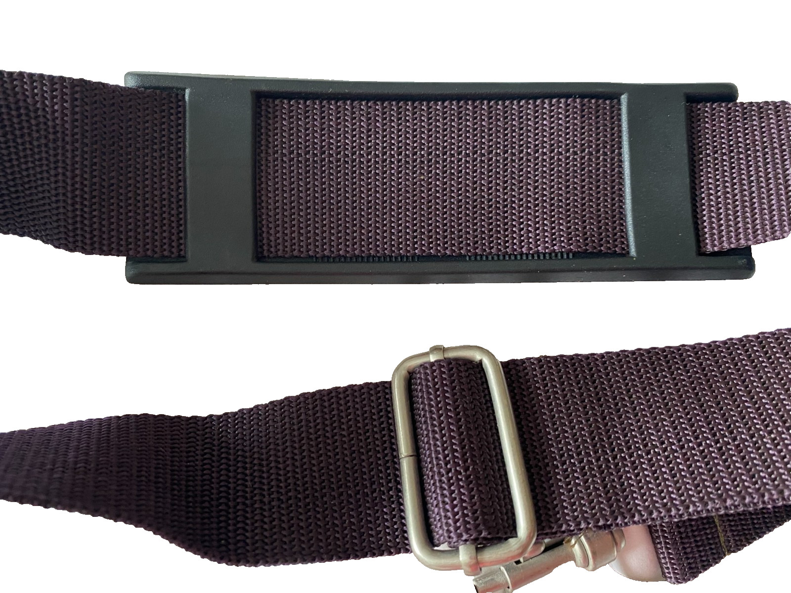 Purple Plum Nylon Bag Replacement Strap Rubber Padded Adjustable NWOT