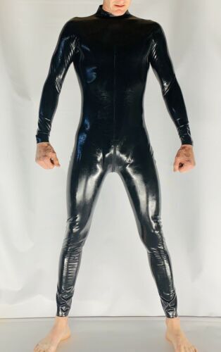 Rubber Latex Catsuit Back Zip 0.4 mil 100% Latex Rubber