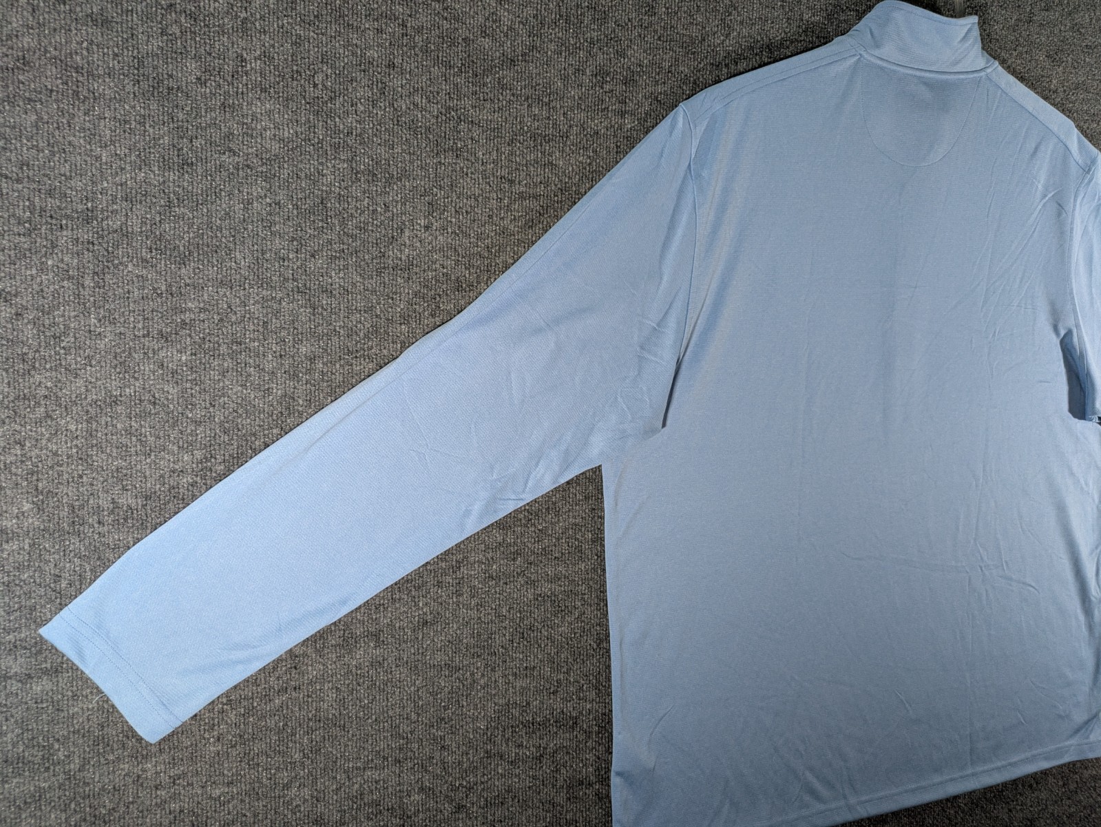 Michel Rouen Performance Pullover 1/4 Zip Golf Light Blue Mens 3XL Lightweight